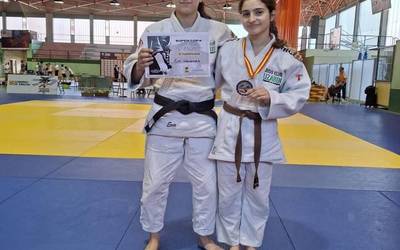 Itxaso Manzanas hirugarren eta Eva Manzanas bosgarren judoko Espainiako Absolutuen Superkopan