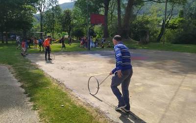 Bizikleta bide sarea, mustuta