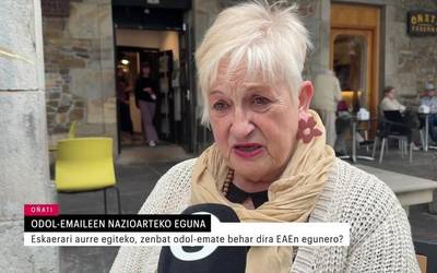 Zenbat odol-emate behar dira egunero EAEko eskaerari aurre egiteko?