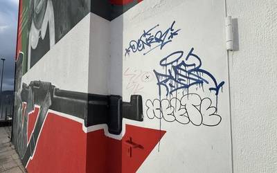 Grafitiak erresistenteen horma-irudian