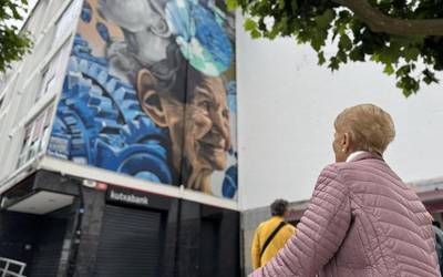 60ko hamarkadako emakume migratzaileak omentzen ditu San Andreseko muralak