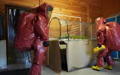 Ertzaintzak agroterrorismo biologikoaren simulakroa egin du Arkauten