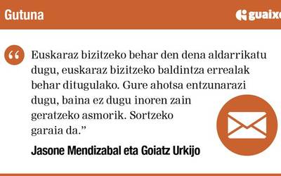 Eta milaka batera, zertarako gai ginateke?