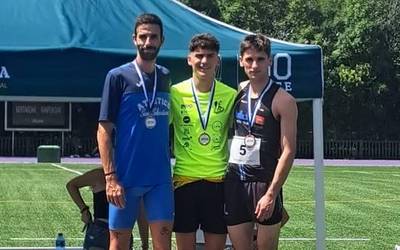 Huegun txapeldun, Azkue bigarren eta Ndao hirugarren Absolutuen Gipuzkoako Atletismo Txapelketan