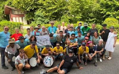 Transpirenaika Sozial eta Solidarioak geldialdia egin du asteburuan Beran
