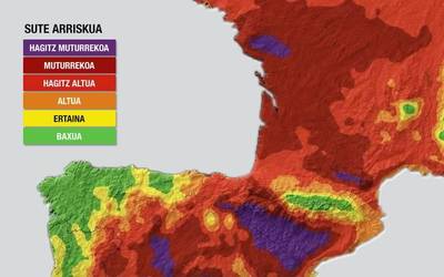 Sute arriskua muturrekoa dela eta, San Joan surik ez egitea gomendatu du Nafarroako Gobernuak