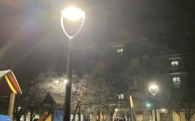 Kaleko argi puntuen %85a Led argiteria da Oñatin