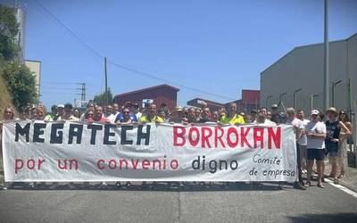 UGTk eta ELAk lan hitzarmenaren aurreakordioa sinatu dute Megatechen eta LABek iragarri du kontra bozkatuko duela