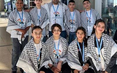 Zortzi gazte errefuxiatu palestinarrek Ermua bisitatuko dute gaur, Palestina Egunean
