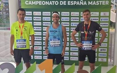Iturralde, txapeldunorde Espainiako Master Atletismo Txapelketan