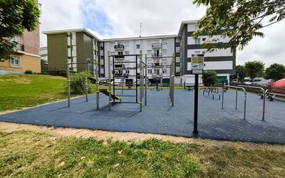 Gorlizen aire zabaleko kirolgune berria zabaldu dute Ondarganan