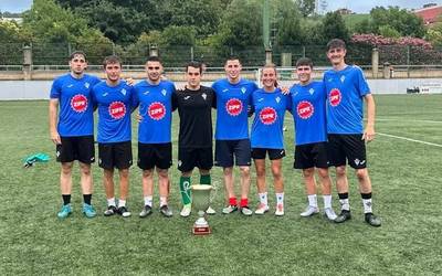 Txispazo taldeak lortu du 7ko futbol txapelketako garaipena