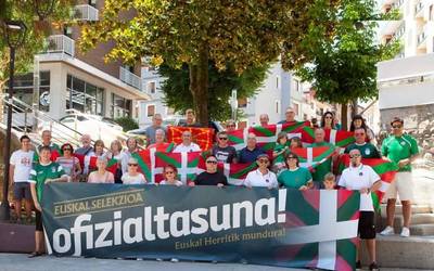 Euskal selekzioaren ofizialtasuna eskatu dute Elgoibarren
