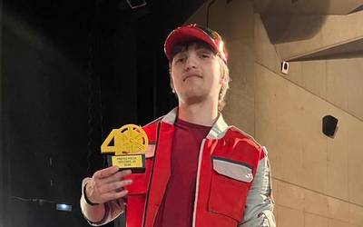 Eneko Gonzalez mendaroarra saritu dute Andoainen, 3D animazioarekin egindako lanengatik