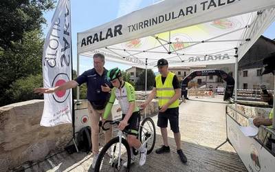 Hugo Alonso, Noa Garcia eta Conor Aranburu, San Migel Igoerako txapeldun handiak