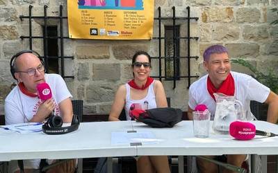 Rakel Arjol eta Rafa Gorria: "Jendearen alaitasunak Iruñeko peñen lanak merezi duela berresten digu"