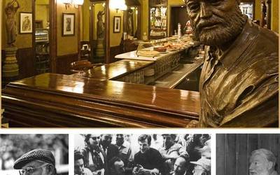 Ernest Hemingway idazlearen 'Fiesta' liburuaren mendeurrena gogoratuko dute gaur