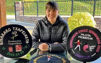 Larunbatean Master Cupeko San Fermin Torneoko finala jokatuko duen Nahia Bertizekin egon gara