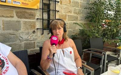 Ana Ollo: "Euskarak presentzia nabarmenagoa du egungo sanferminetan, duela urte batzuekin alderatuz"