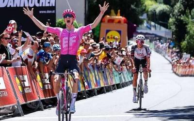 Igor Arrieta, Austriako Tourreko hirugarren etapan bigarren