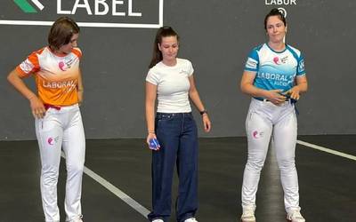 Goiuri Zabaleta nagusi Plazandreak txapelketako lau eta erdiaren barreneko partidan