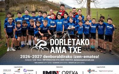 Dorletako Ama Txirrindulari taldean izena emateko epea irailaren 1etik 15era egongo da zabalik