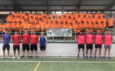 Erriberako Futbol Eskolaren Lesakako campusaren lehen txanda azken txanpan
