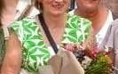 Loreez inguratua bizi da Zigaurren Migeleneko Maria Teresa Ibarra
