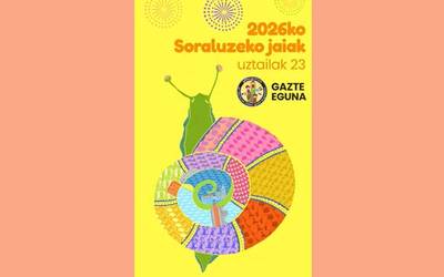 Soraluzeko jaietarako hainbat ohar eta jaiak iragartzeko bideo laburra: uztailak 23, eguena