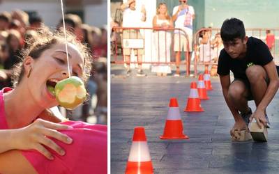Barre algara artean jokatu dituzte 'jatorrizko bekatua' eta txarangen joko berria