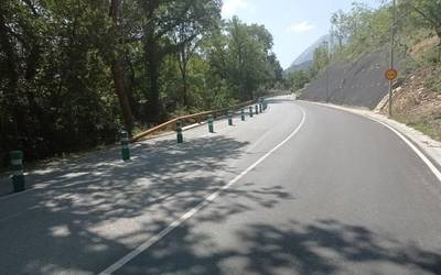 Amaitu dituzte Mendiolako errepideko lanak