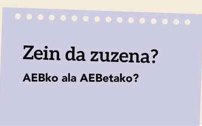 AEBko ala AEBetako?