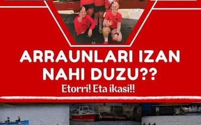 Arraunean aritzera gonbidatu ditu Telmo Deunek Zumaiako eta inguruko herrietako gazteak