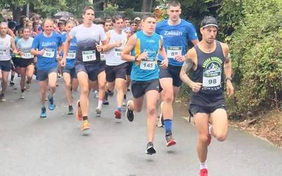 Gwendal Larquék eta Ane Elzaurdiak irabazi dute XV. Alkaiaga Trail Lasterketa