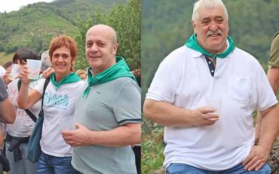 Lizaso eta Egaña, abenduan itxiko duten Landa erretegikoei eta Txirristaka tabernako ugazaba ohiari kantuan