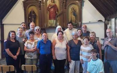 Auzotarrak zein bisitariak gustura Soraluzeko Irure auzoko jaietan