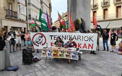 Hamaika ikuskizuni eragin diezaieke teknikarien grebak Gasteizen