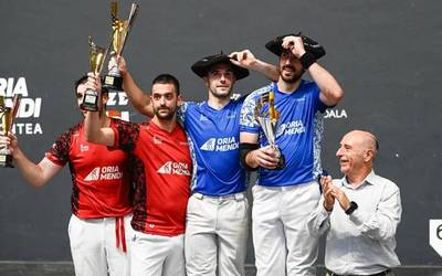 Aldabek eta Barrenetxea IV.ak irabazi dute Jai Alai Zarautz Erremonte Txapelketa