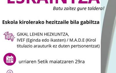 Leintz Eskola kirola hezitzaile bila dabil