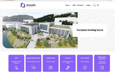 Webgunea berritu du Arrasateko Udalak, "argiagoa eta ulerterrazagoa" izateko asmoz