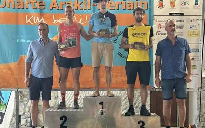 Aitor Ugarte nagusitu da Beriaingo Kilometro Bertikalean