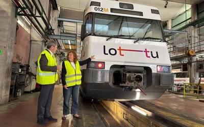 Gaur hasi dira probak C-3 linean 447 serieko trenak erabiltzeko, 20 urte baino gehiago dituztenak