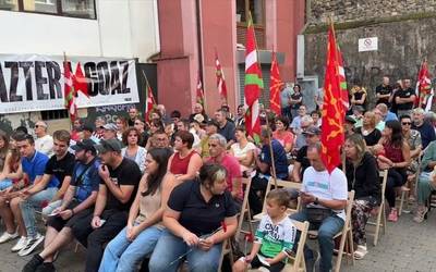 Gudari Eguna ospatu dute Bergaran, Txiki eta Otaegiren fusilamendutik 51 urtera