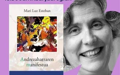 Mari Luz Estebanen 'Andrezaharren manifestua' liburuari buruzko solasaldia egingo dugu urriaren 21ean