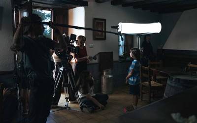 'Izurritea' film laburra grabatu dute Zollon
