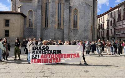 EHko Emakumeen Mundu Martxa: "Ez dugu Angeluko heriotza indarkeria matxistaren testuingurutik kanpo ulertu nahi"