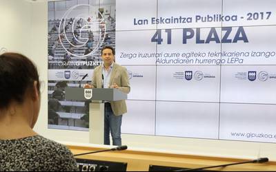 2017ko EPEa onartu da, 41 plaza guztira