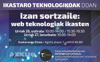 Web teknologiak erabilita sortzaile izateko aukera Azkue Fundazioari esker