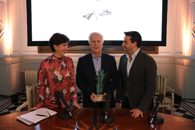 Ibon Sarasolak  jaso du 2017ko Abbadia Saria