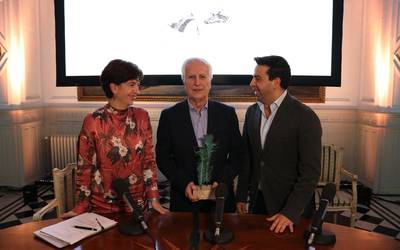 Ibon Sarasolak  jaso du 2017ko Abbadia Saria